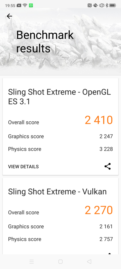 oppo reno 2 3dmark benchmark