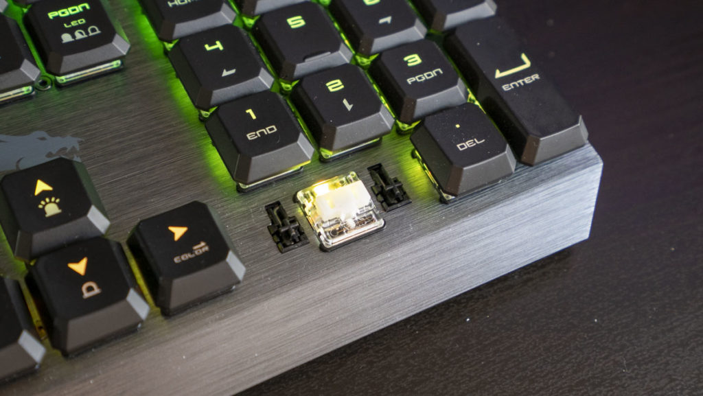 msi vigor gk50 low profile gaming keyboard