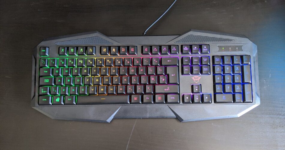 trust gaming avonn gaming keyboard